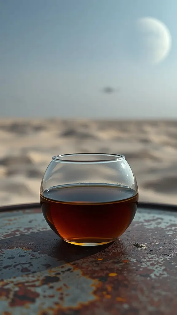 A mirage throne cocktail drink from Star Wars.