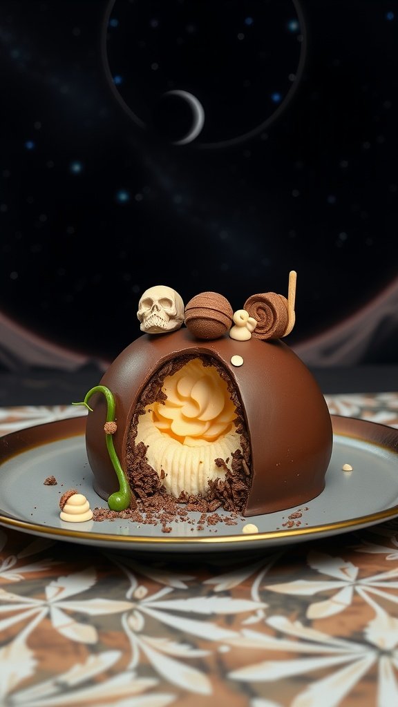 Bantha Cream Dome dessert inspired by Star Wars