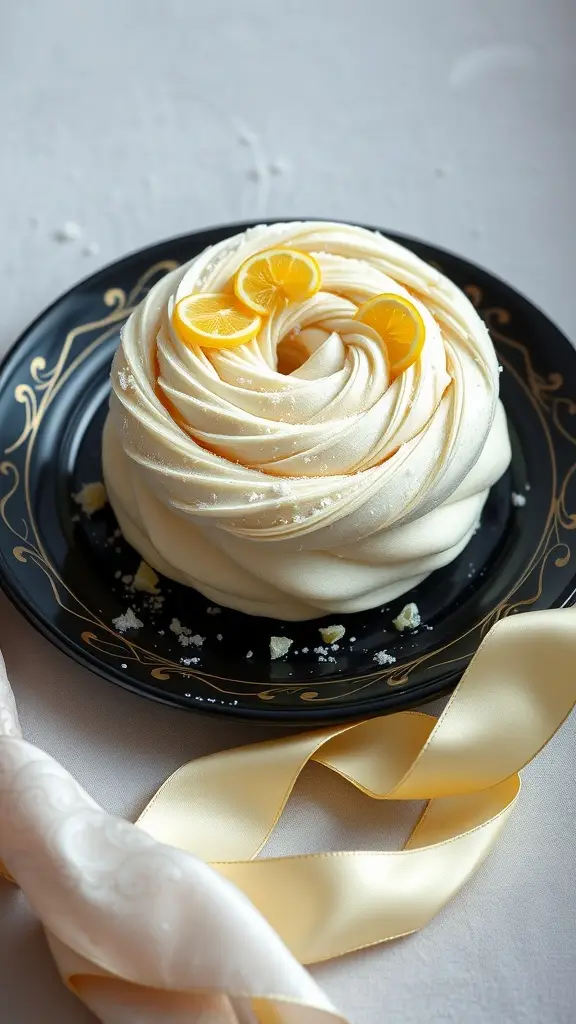 Silk Lemon Roll with Candied Ginger