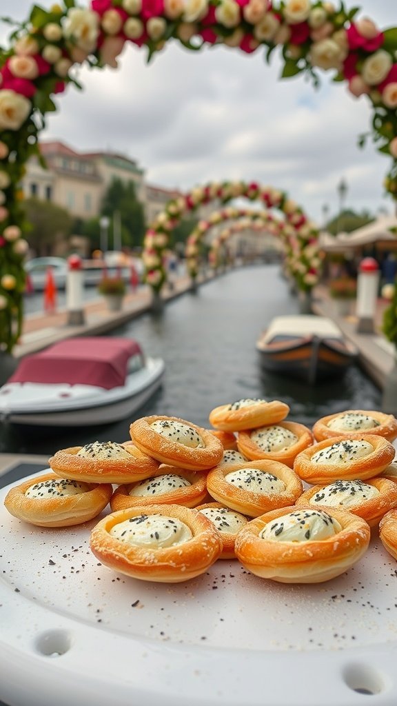 Savory cheese pastries inspired by Star Wars