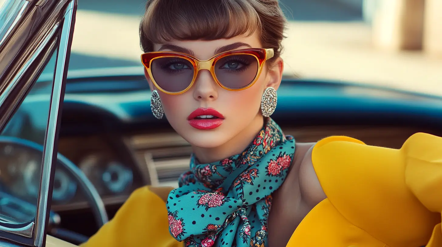 26 Glamorous 1960’s Inspired Head and Neck Scarf Styles