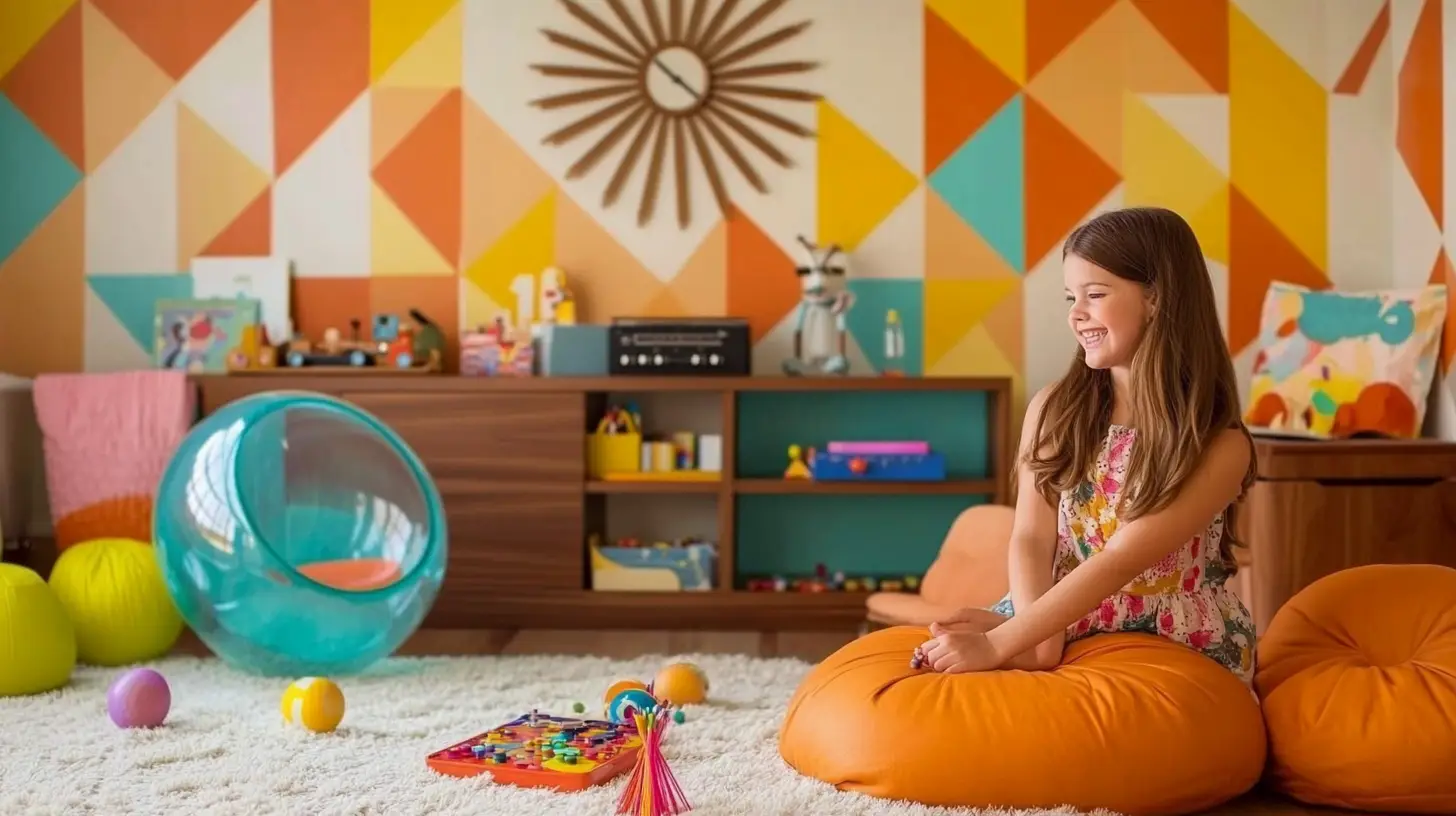 18 Indoor Playroom Ideas Bursting With 1960S-Inspired Fun