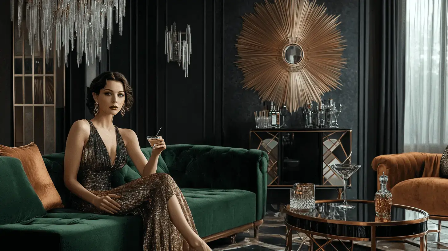 32 Living Room Art Deco Decor Trends Making A Comeback