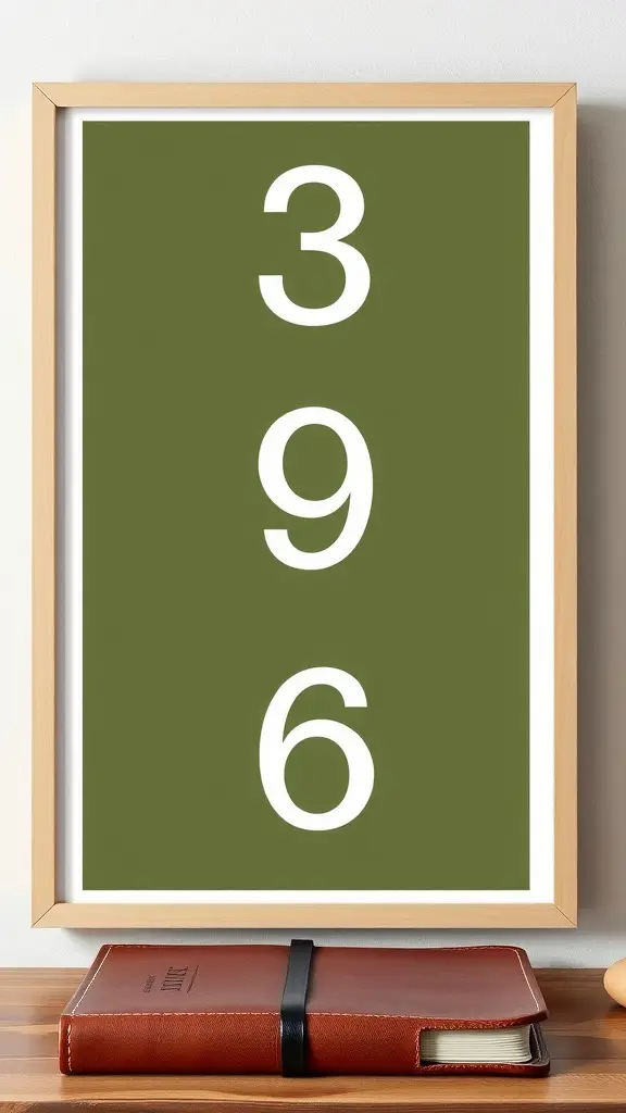 A minimalist design featuring the number 95 on a beige background.