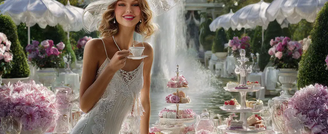High Tea Towers For A Gatsby Garden Party