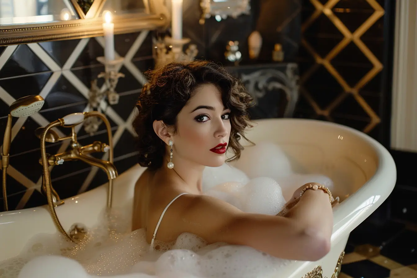 37 Bathroom Ideas Inspired By The Great Gatsby Era