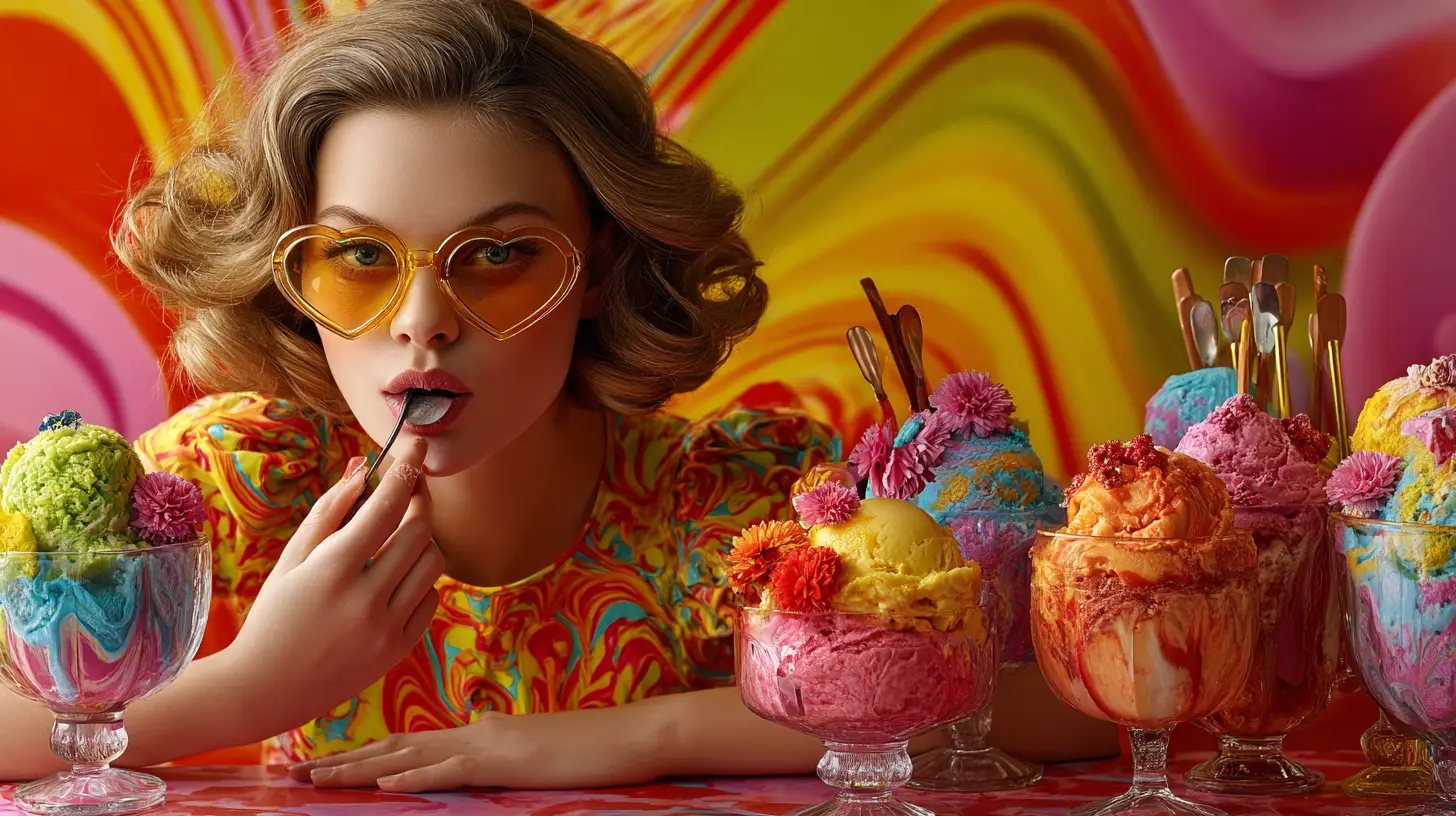 Groovy Sorbets: Sweet Swirls From The Swinging Sixties