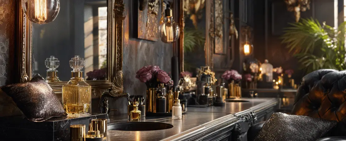41 Gotham Glam Vanity Setups That Channel Style