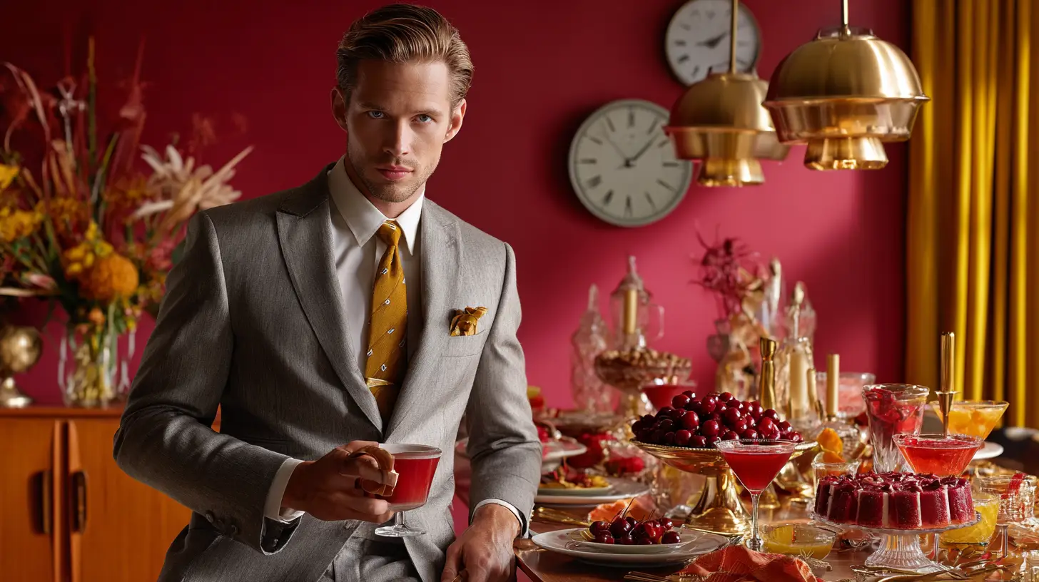 Cherry Dishes Perfect For A Mad Men Brunch