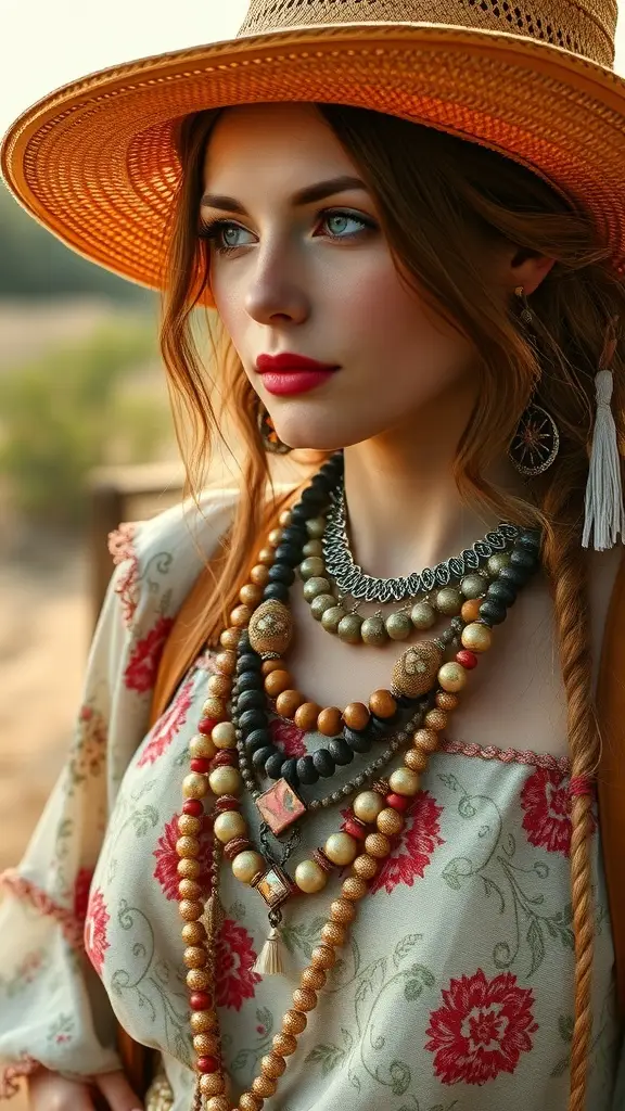A person with long hair riding a motorcycle on a sunny day, showcasing a relaxed and adventurous style.