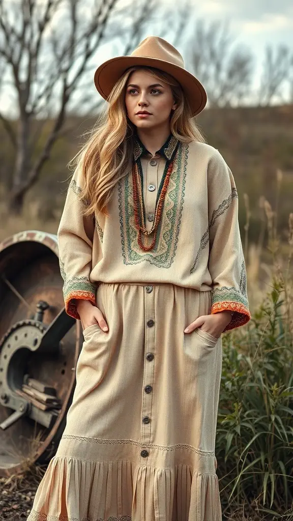 A person with long hair riding a motorcycle on a sunny day, showcasing a relaxed and adventurous style.