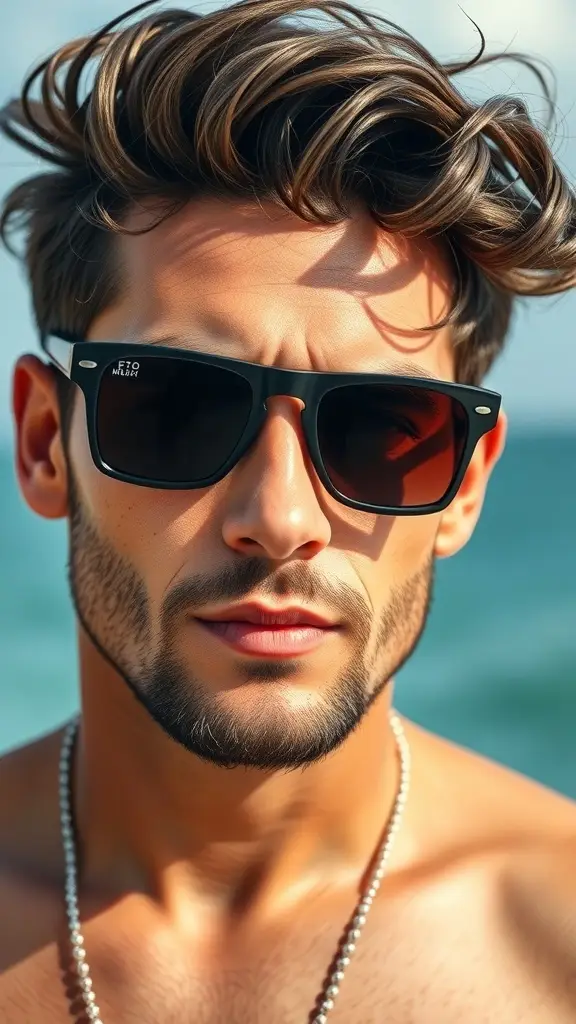 A group of people wearing various styles of vintage 60's sunglasses, showcasing the timeless appeal of these accessories.