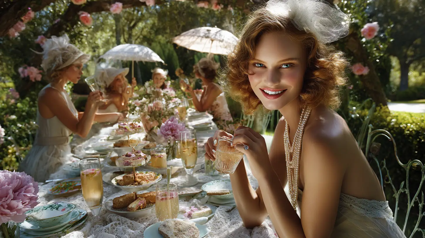 Cucumber Sandwiches & Champagne Punch