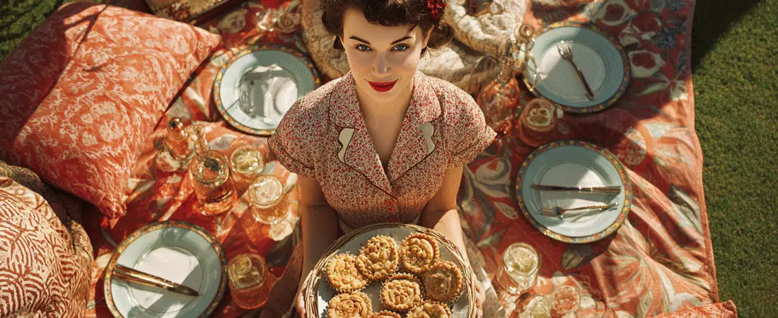 Delicious Mini Savory Pies for a Vintage 1960s Picnic