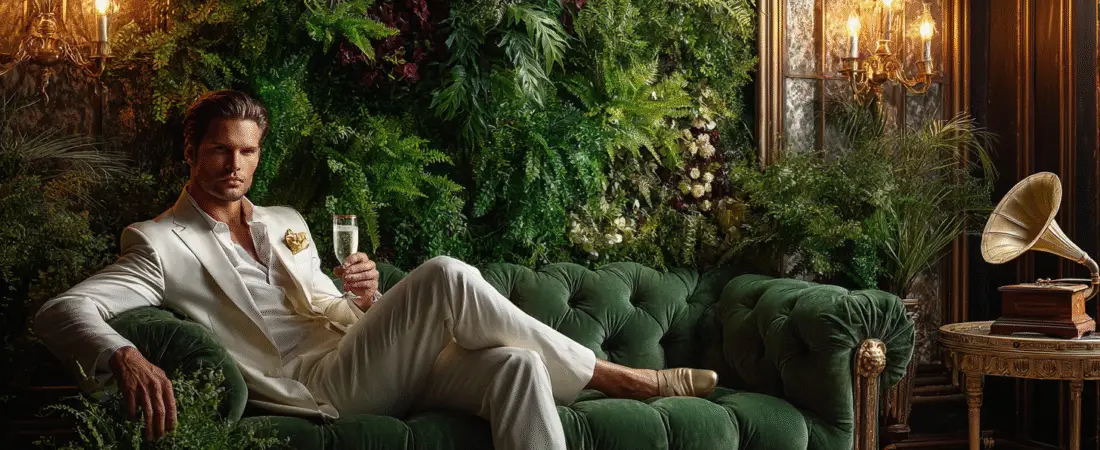 Live Plant Walls Inspired By Gatsby Glamour