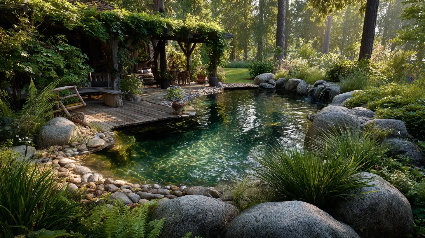 Natural Rustic Swimming Areas for the Home