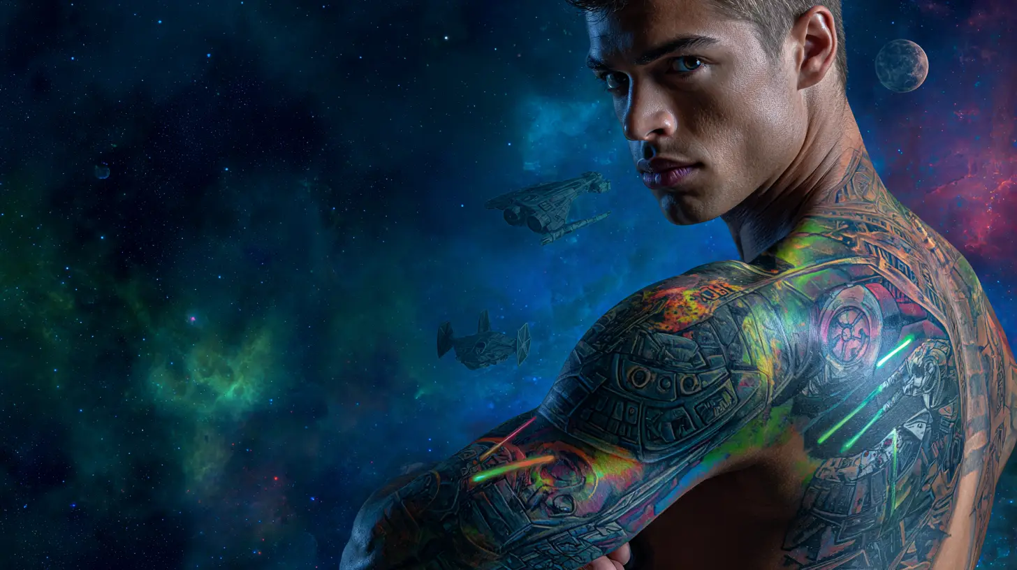 29 Stunning Futuristic Body Tattoos Inspired by Star Wars