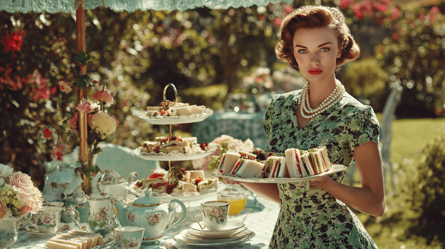 18 Irresistible Sandwiches for a 1960s Garden Tea Party