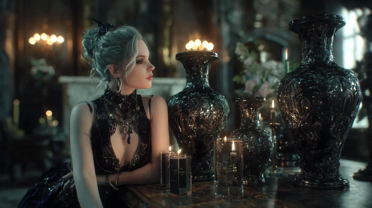 Exquisite Gothic Vases Inspired by Gotham Mansions