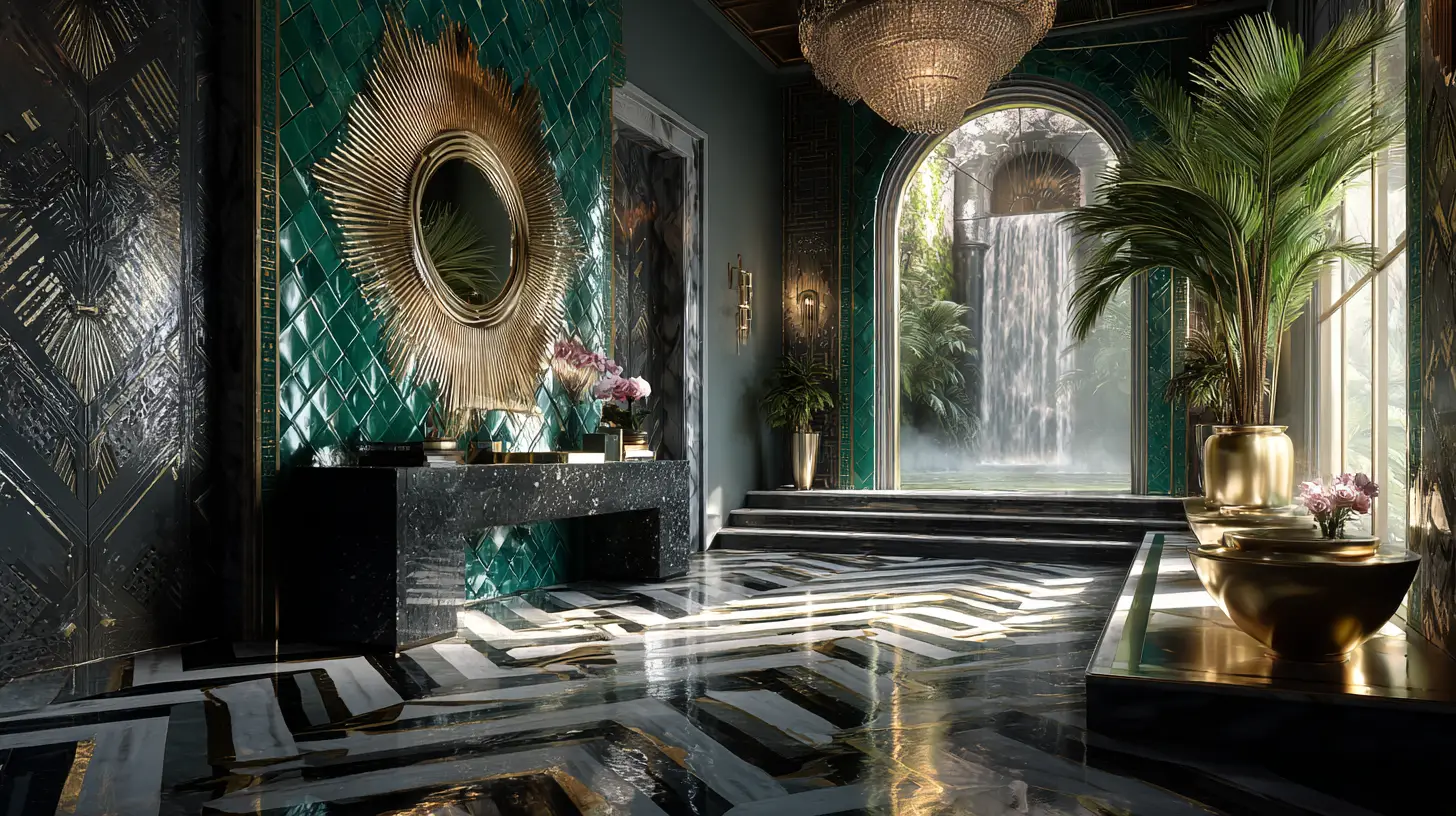 40 Stunning Art Deco Floor and Wall Tile Ideas for Your Home