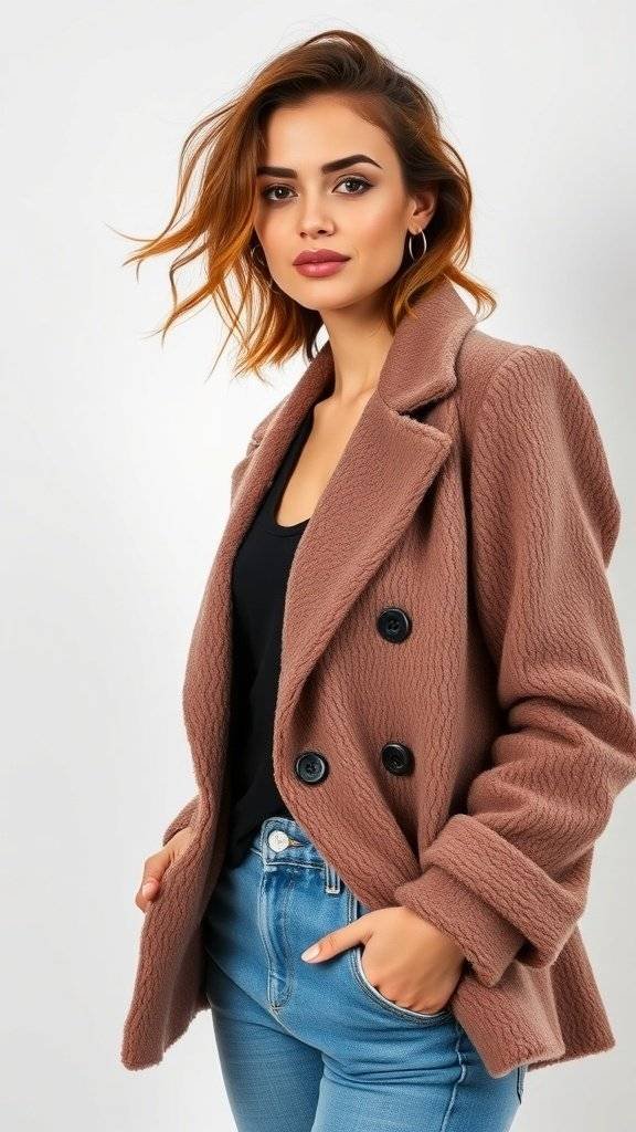 A Wookiee-inspired character wearing a cozy, shaggy coat, embodying comfort and style.