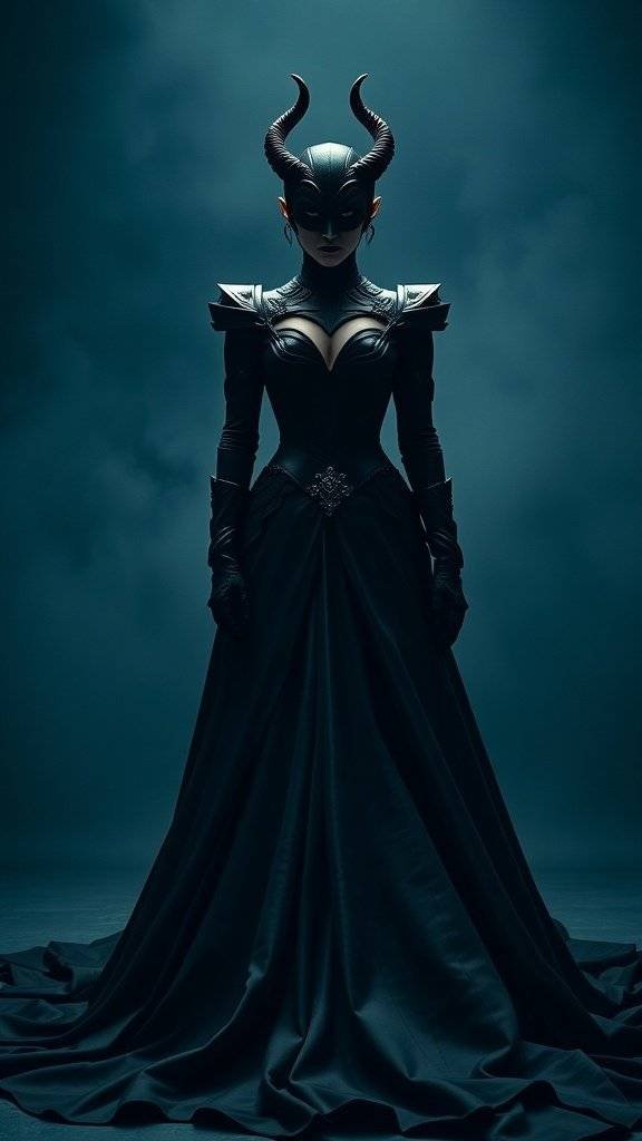 black wedding dress