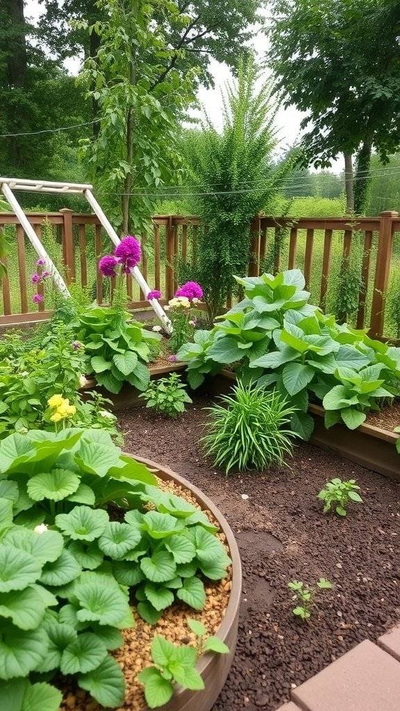 A group of people gardening together, showcasing the social aspect of gardening in the 1920s.