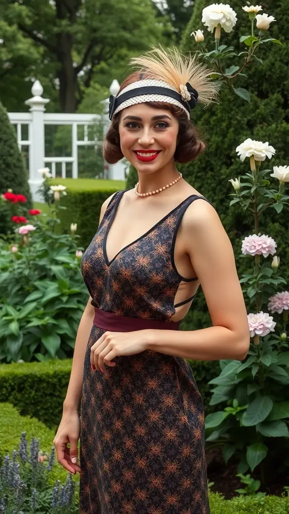 A collage of 1920s fashion showcasing Vintage Maximalism, featuring elegant dresses, tailored suits, and stylish accessories.