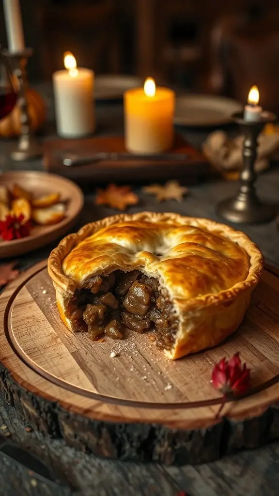A meat pie inspired by Game Of Thrones.