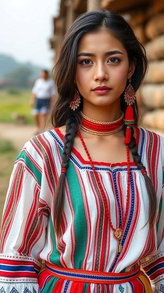A collection of striped garments showcasing various styles and colors.
