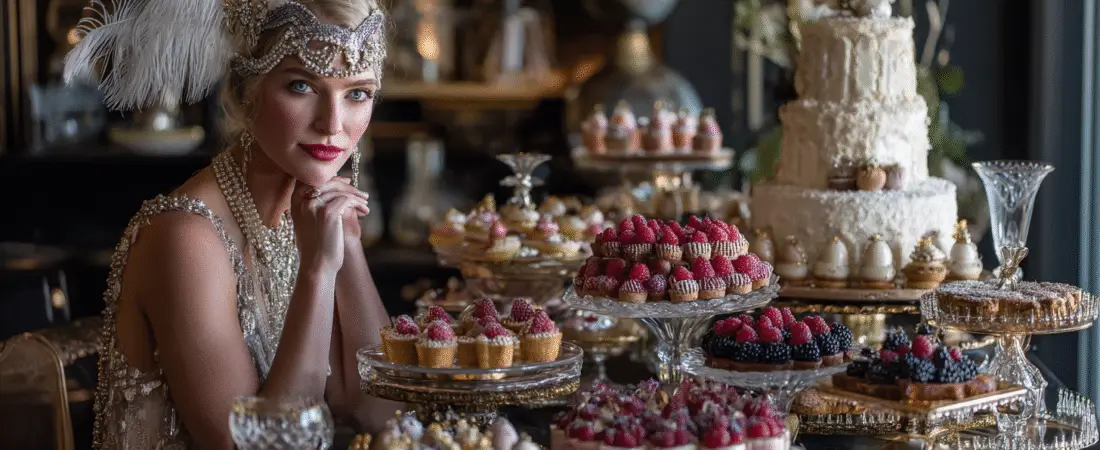 Mini Egg Cheesecakes Inspired by the Great Gatsby Era