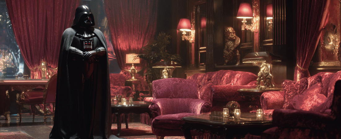 Cherry Red Home Décor Fit for A Sith Lord