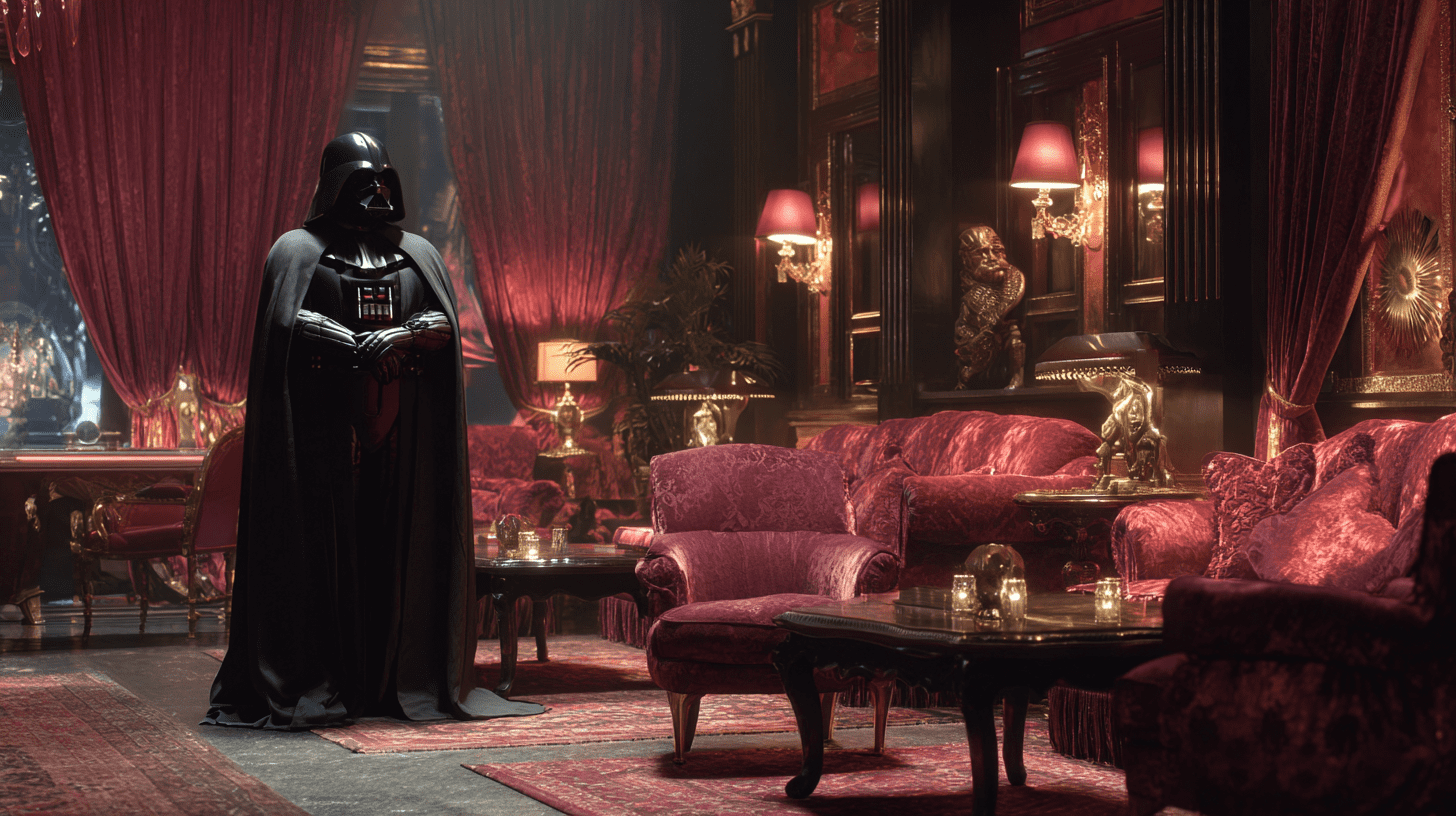 Cherry Red Home Décor Fit for A Sith Lord