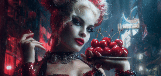 Sinisterly Sweet Blood Red Cherry Desserts from Gotham