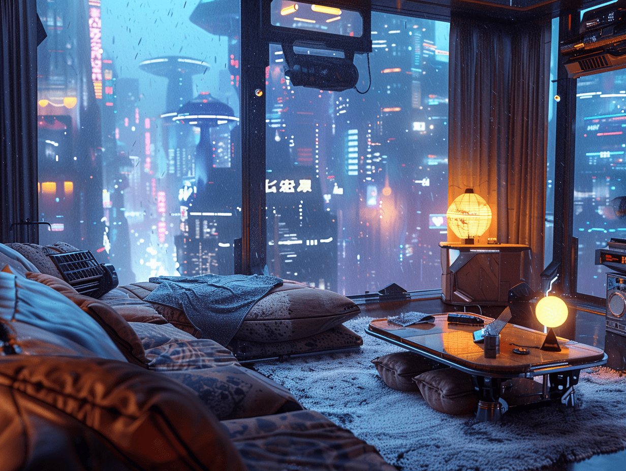 An apartment on Coruscant from Star Wars.