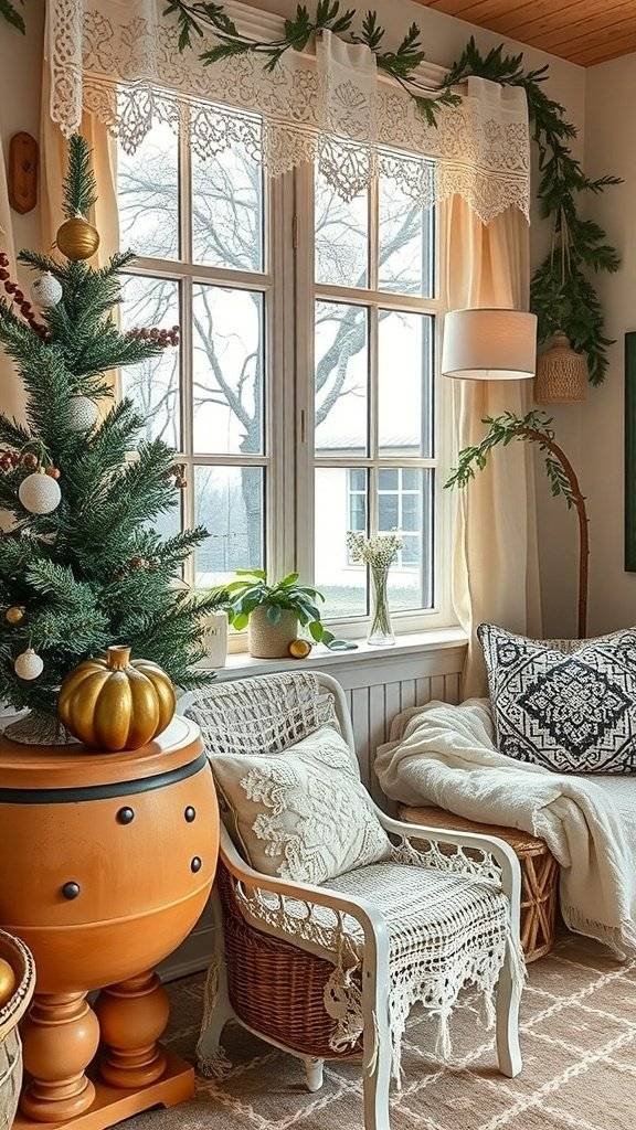 A casual seating area inspired by the 1920's.