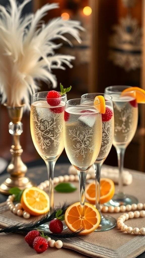 Gatsby inspired drinks.