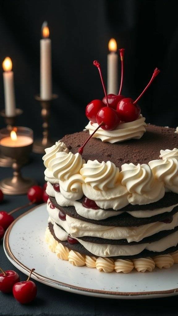 A black forest cake from the 1920's.