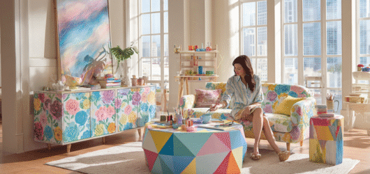 Hand-Painted Furniture Pieces to Elevate Your Home
