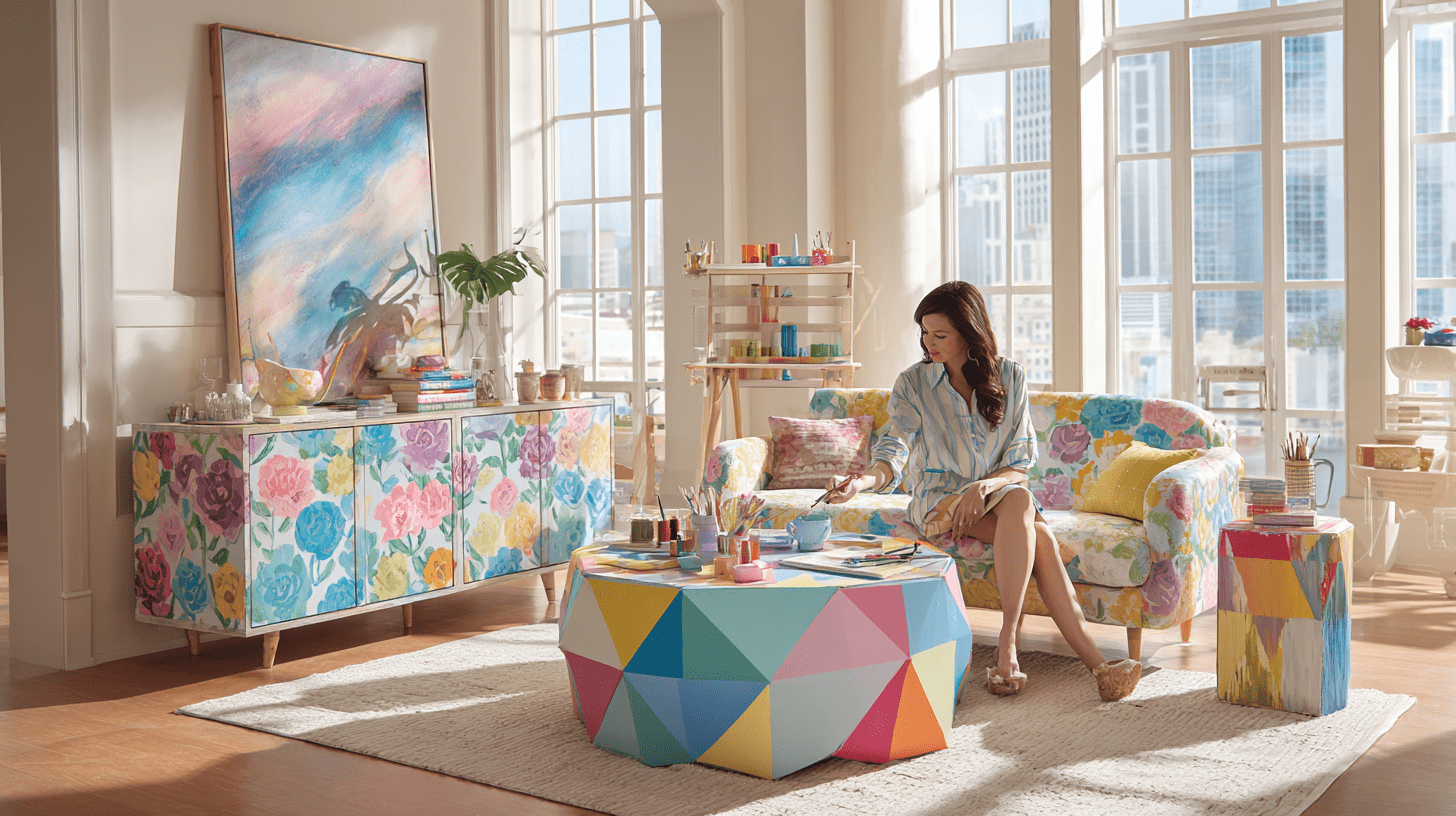 Hand-Painted Furniture Pieces to Elevate Your Home