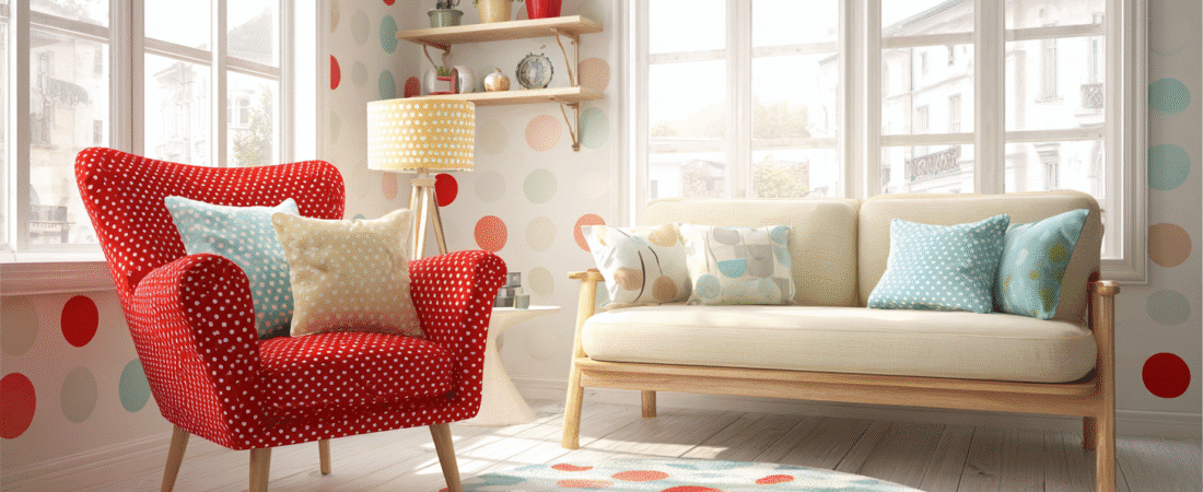 40 Polka Dot Home Décor Ideas for a Playful Touch