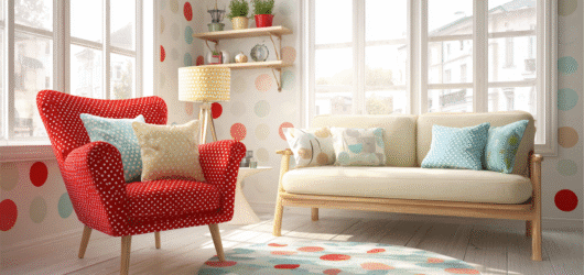 40 Polka Dot Home Décor Ideas for a Playful Touch