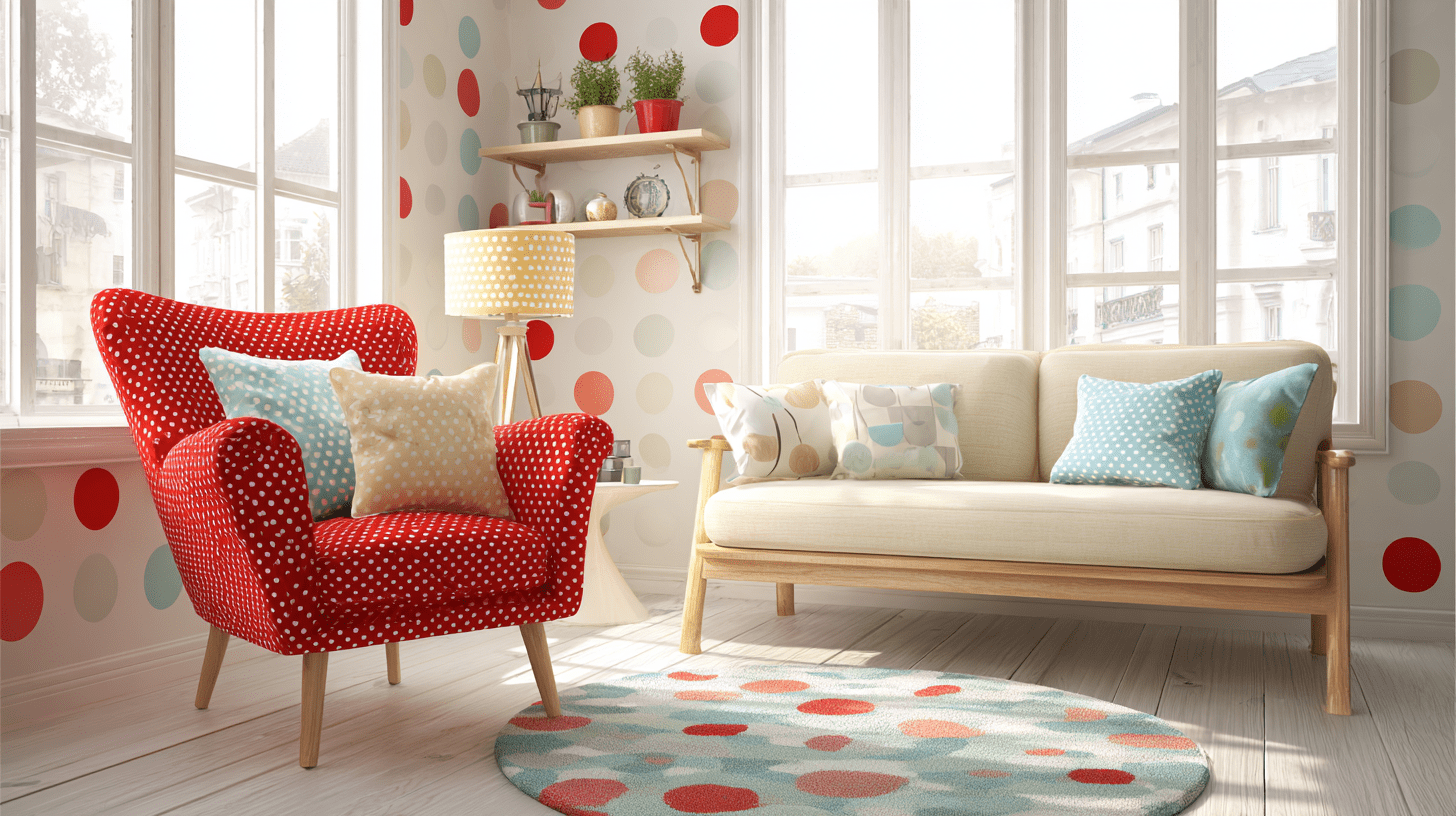 40 Polka Dot Home Décor Ideas for a Playful Touch