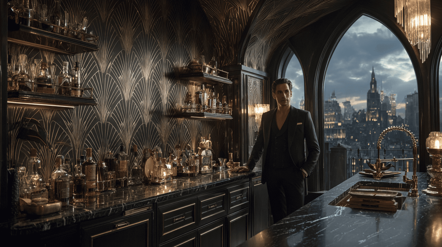 Kitchen Wallpaper Decor Ideas Inspired By Gotham City
