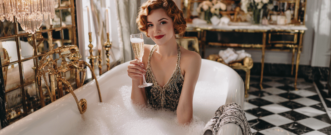 Lavish 1920s Bathroom Ideas Dripping In Elegance