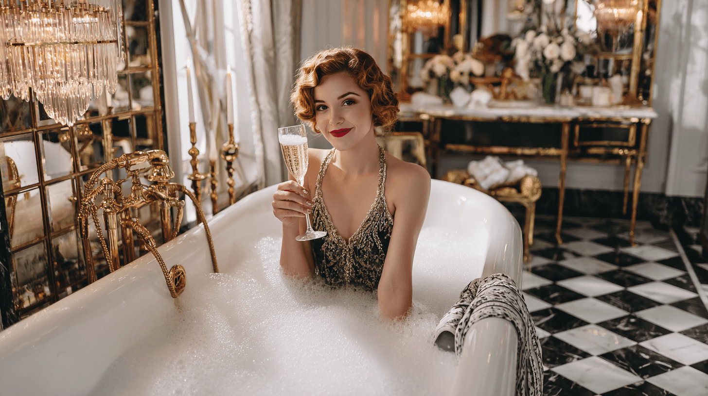 Lavish 1920s Bathroom Ideas Dripping In Elegance
