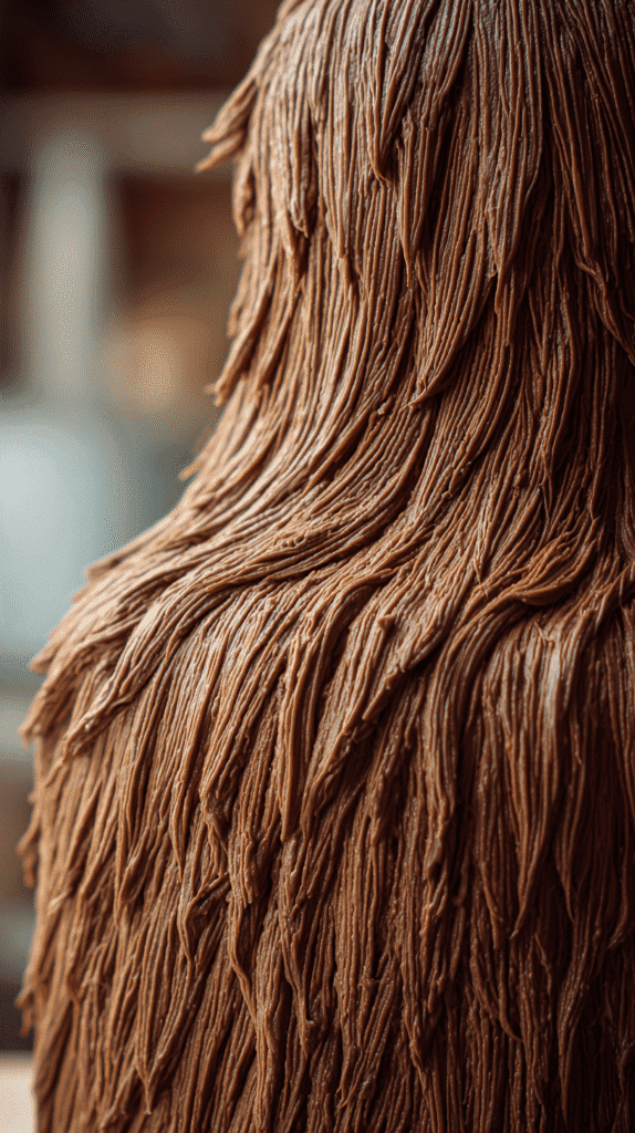 fur details for Chewbacca Cake