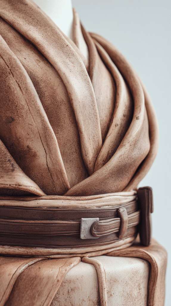 completed Jedi Robe Cake