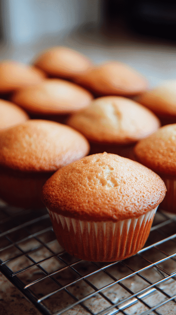 baking cupcakes for Lightsaber Cupcakes