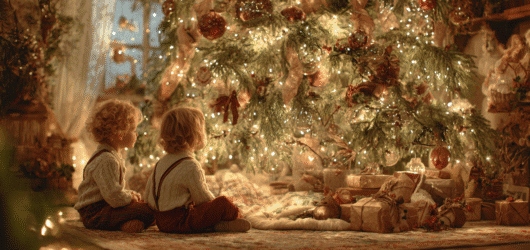 Vintage Christmas Decorations from the Great Gatsby Era